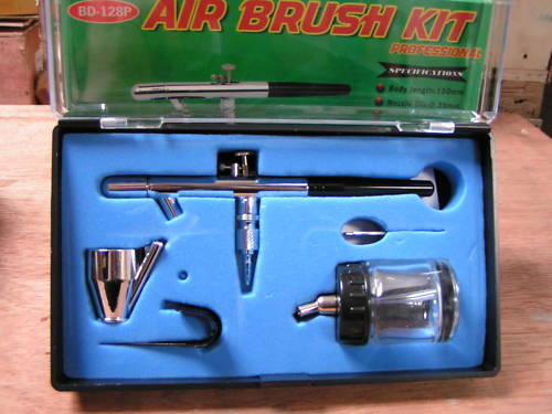 AMA-128P Double Action Suction Type Airbrush with Hose