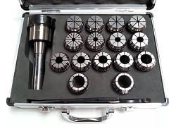 ER40 Collet Set - 15-Piece R8 Metric